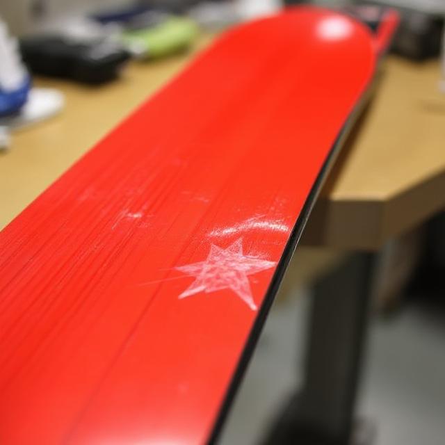 how to fix a snowboard scratch