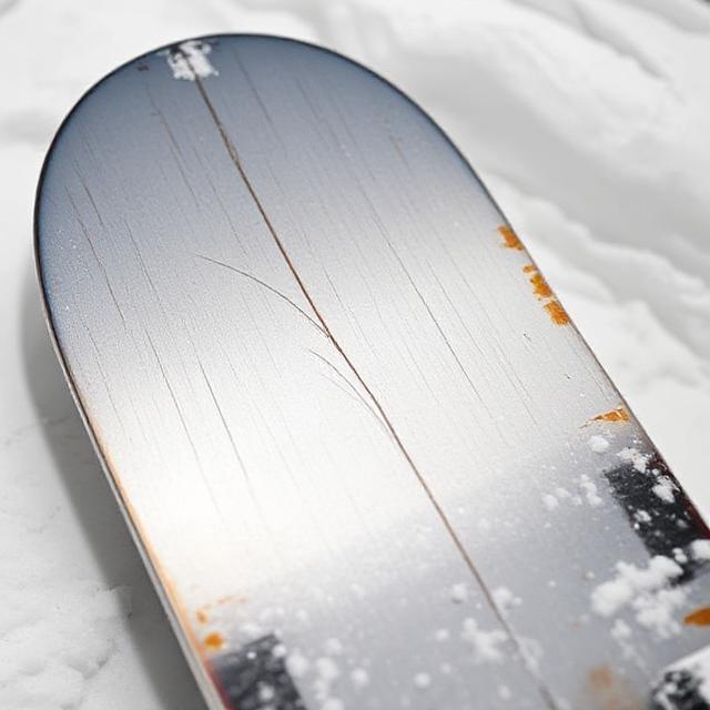 how to fix a snowboard scratch