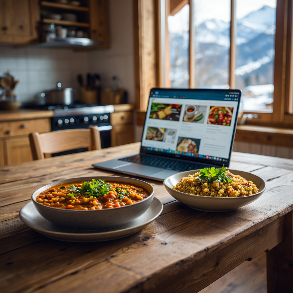Post ski meals inspire eco cooking