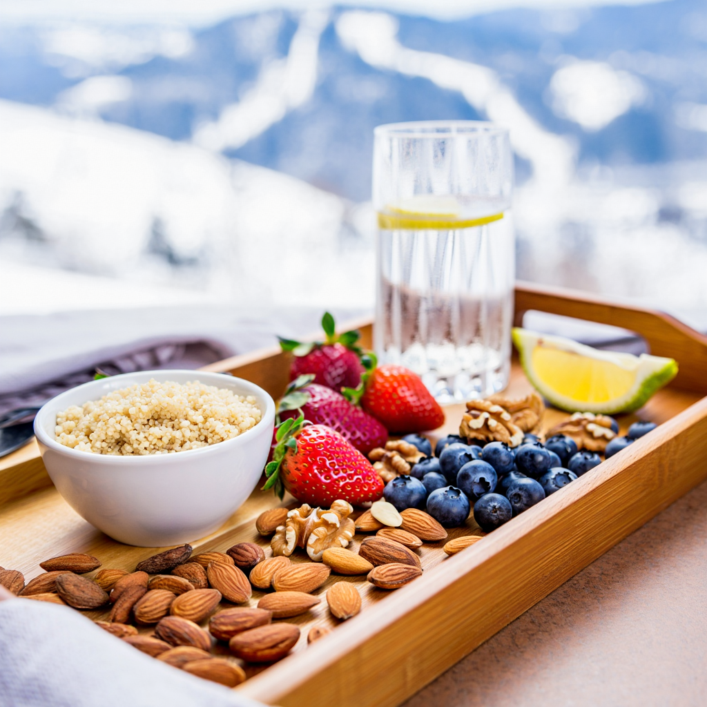 Skier nutrition tips fuel recovery
